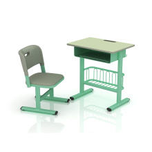 Cheap price fixed student desk and chair school furniture student desk and chair